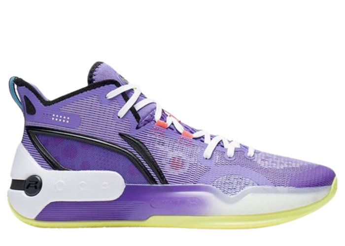 Li-Ning Yushuai 16 Mid Purple Yellow - ABAS053-2 Raffles and 